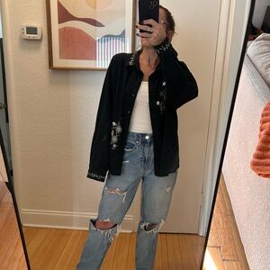 Bechamel Black Cotton Shirt